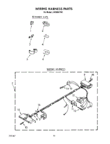 09 - Wiring Harness parts for Whirlpool Washer LA5600XTN0 from AppliancePartsPros.com