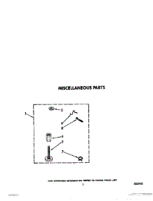 05 - Miscellaneous parts for Whirlpool Washer 4LA6300XXM0 from AppliancePartsPros.com