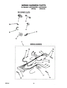 08 - Wiring Harness parts for Whirlpool Washer LSS7233AW0 from AppliancePartsPros.com