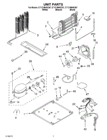04 - Unit parts for Whirlpool Refrigerator ET1CHMXKT07 from AppliancePartsPros.com