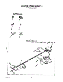 09 - Wiring Harness parts for Whirlpool Washer LA5610XTW1 from AppliancePartsPros.com