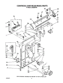 03 - Controls And Rear Panel parts for Whirlpool Washer LA5280XTN1 from AppliancePartsPros.com
