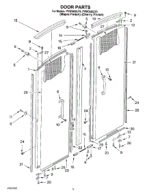 03 - Door parts for Whirlpool Personal Valet System PVWC600JY0 from AppliancePartsPros.com