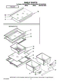 05 - Shelf Parts, Optional Parts (Not Included) parts for Maytag Refrigerator MTB1854VRB00 from AppliancePartsPros.com