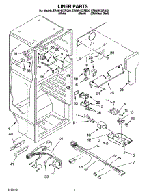 03 - Liner Parts parts for Whirlpool Refrigerator ER8MHKXRS00 from AppliancePartsPros.com