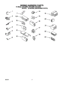 05 - Wiring Harness parts for Whirlpool Washer LSN7233BW0 from AppliancePartsPros.com