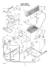 06 - Unit parts for Kitchenaid Refrigerator KTRF22MTTO00 from AppliancePartsPros.com