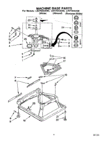 07 - Machine Base parts for Whirlpool Washer LSV7244AQ0 from AppliancePartsPros.com
