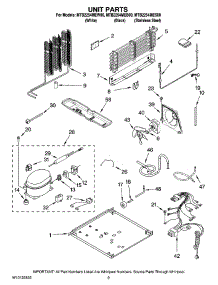05 - Unit Parts parts for Maytag Refrigerator MTB2254MEB00 from AppliancePartsPros.com