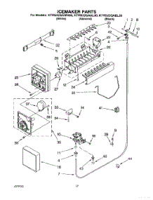 10 - Icemaker parts for Kitchenaid Refrigerator KTRS22QABL00 from AppliancePartsPros.com