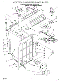 02 - Controls And Rear Panel parts for Whirlpool Washer LSR8244DZ0 from AppliancePartsPros.com