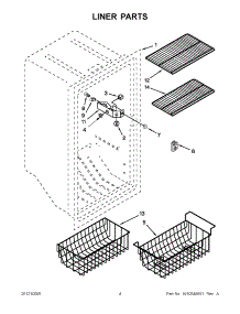 10 - Air Flow Parts parts for Whirlpool Refrigerator CS22CFXTQ01 from AppliancePartsPros.com