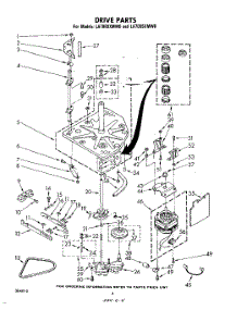 03 - Drive parts for Whirlpool Washer LA7005XMW0 from AppliancePartsPros.com