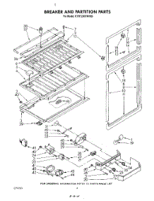 03 - Breaker And Partition parts for Kitchenaid Refrigerator KTRF20KTWH00 from AppliancePartsPros.com