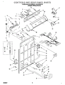 02 - Controls And Rear Panel parts for Whirlpool Washer 6LSC9255AQ1 from AppliancePartsPros.com