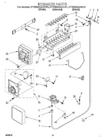10 - Icemaker parts for Kitchenaid Refrigerator KTRS22QAAL01 from AppliancePartsPros.com