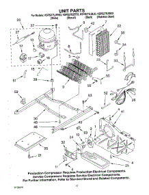 11 - Unit Parts parts for Kitchenaid Refrigerator KSRS27ILBL03 from AppliancePartsPros.com