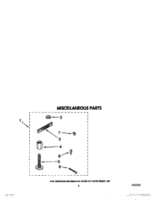 04 - Miscellaneous parts for Whirlpool Washer LA5600XTG1 from AppliancePartsPros.com