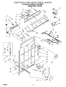 02 - Controls And Rear Panel parts for Whirlpool Washer 4LSC8255BQ1 from AppliancePartsPros.com