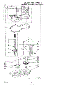 07 - Gearcase parts for Whirlpool Washer LA7005XKW1 from AppliancePartsPros.com