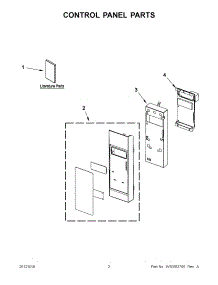 08 - Dispenser Front Parts parts for Whirlpool Refrigerator CS22CFXTB00 from AppliancePartsPros.com