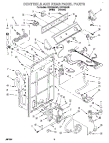 02 - Controls And Rear Panel parts for Whirlpool Washer LSS7233AN1 from AppliancePartsPros.com