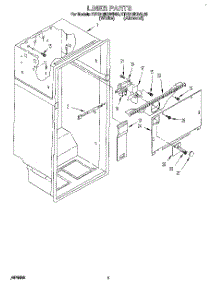 02 - Liner parts for Kitchenaid Refrigerator KTHD18KBWH00 from AppliancePartsPros.com