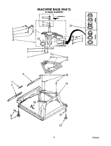 08 - Machine Base parts for Whirlpool Washer AL6245VL1 from AppliancePartsPros.com