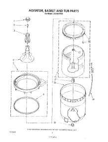 04 - Agitator, Basket And Tub parts for Whirlpool Washer LA5100XTM0 from AppliancePartsPros.com