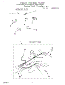 07 - Wiring Harness parts for Whirlpool Washer 3LBR7255AQ0 from AppliancePartsPros.com