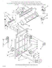02 - Controls And Rear Panel parts for Whirlpool Washer LST8244AW0 from AppliancePartsPros.com
