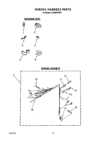 08 - Wiring Harness parts for Whirlpool Washer LA9580XWG0 from AppliancePartsPros.com
