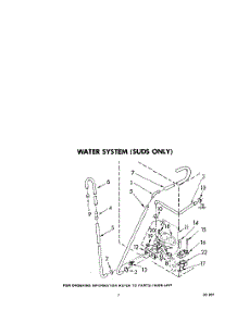 05 - Water System (Suds Only) parts for Whirlpool Washer LA5805XKW0 from AppliancePartsPros.com