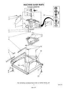 08 - Machine Base parts for Whirlpool Washer LA6090XTM0 from AppliancePartsPros.com