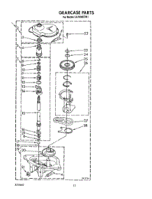 11 - Gearcase parts for Whirlpool Washer LA7000XTN1 from AppliancePartsPros.com