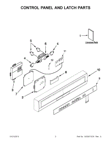 11 - Control parts for Whirlpool Refrigerator CS22AEXHW02 from AppliancePartsPros.com