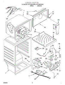 03 - Liner parts for Whirlpool Refrigerator ET21UMXGW02 from AppliancePartsPros.com