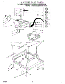 07 - Machine Base parts for Whirlpool Washer 8LSC8245AW0 from AppliancePartsPros.com