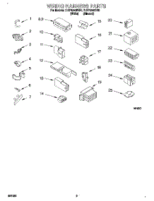 07 - Wiring Harness parts for Whirlpool Washer 7LSP9245BW0 from AppliancePartsPros.com