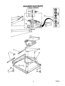 08 - Machine Base parts for Whirlpool Washer LA7680XTW1 from AppliancePartsPros.com