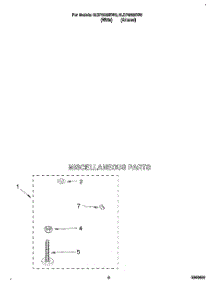 03 - Miscellaneous parts for Whirlpool Washer 6LSP8255BW0 from AppliancePartsPros.com