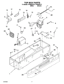 04 - Top Box Parts parts for Whirlpool Personal Valet System PVWN600LT1 from AppliancePartsPros.com