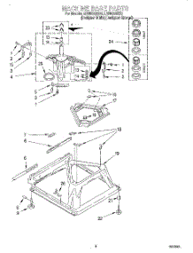 05 - Machine Base parts for Whirlpool Washer LBR5232EQ0 from AppliancePartsPros.com
