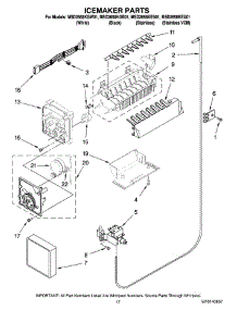 10 - Icemaker Parts parts for Maytag Refrigerator MSD2658KEU01 from AppliancePartsPros.com