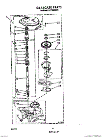 10 - Gearcase parts for Whirlpool Washer LA7700XWW0 from AppliancePartsPros.com