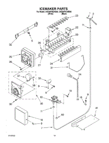 11 - Icemaker parts for Whirlpool Refrigerator 3XES0FHQKB00 from AppliancePartsPros.com