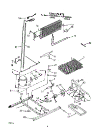 06 - Unit parts for Kitchenaid Refrigerator KTRD18KXAL10 from AppliancePartsPros.com