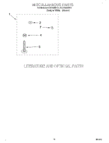 10 - Miscellaneous, Lit / Optional parts for Whirlpool Washer 4LSC9255DQ1 from AppliancePartsPros.com