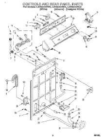 02 - Controls And Rear Panel parts for Whirlpool Washer LSN8244BQ0 from AppliancePartsPros.com