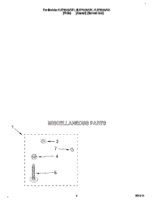 03 - Miscellaneous parts for Whirlpool Washer 8LSP8245AW1 from AppliancePartsPros.com